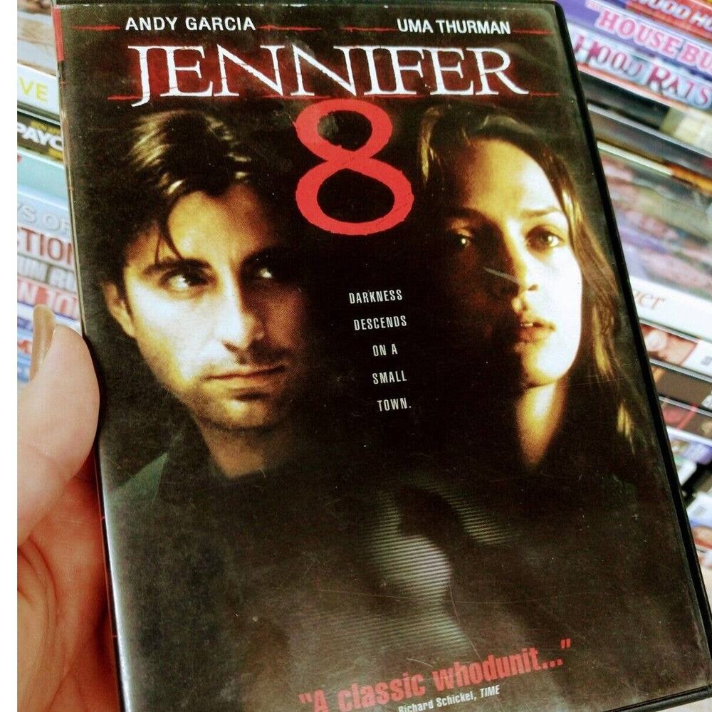 DVD Jennifer 8 - 1992 Horror Suspense Uma Thurman /‎ Andy Garcia - Vintage 90s